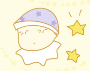 星に囲まれて眠そうな表情のスリープーずり（布団干し回）