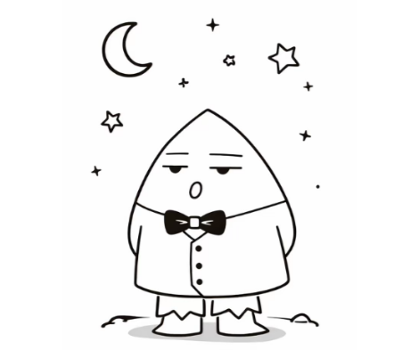 さんかくねむめのイラスト